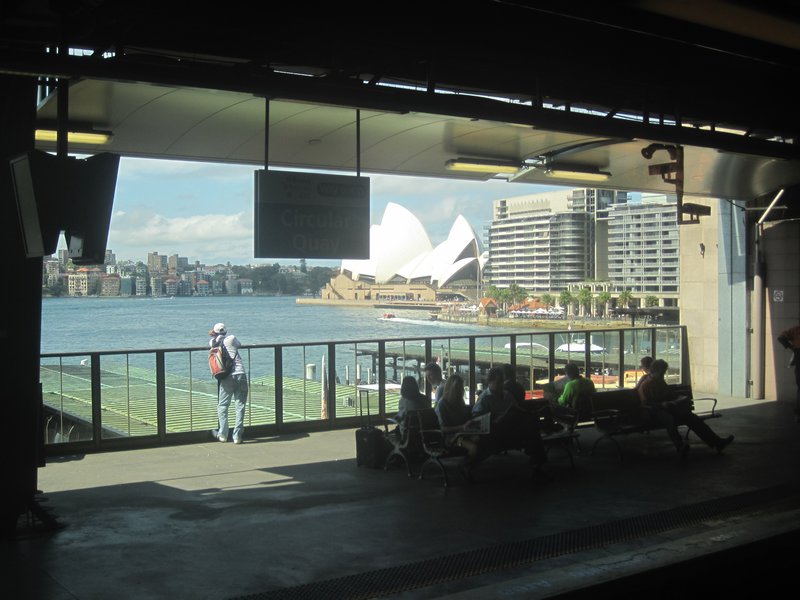 view from Circular Quay train station
