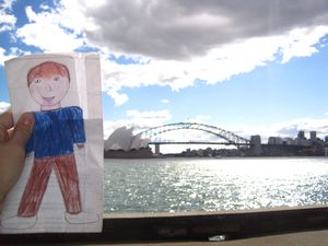 Me at Mrs Macquarie's Point