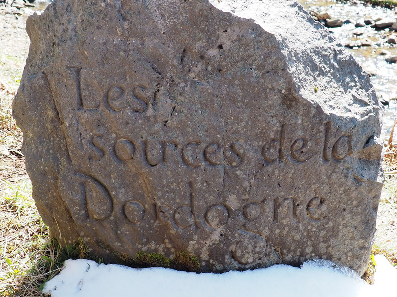 The source of the Dordogne