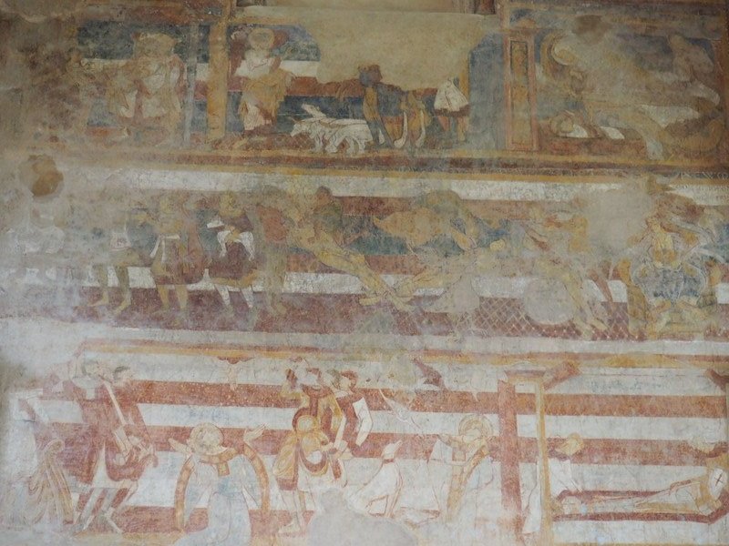 Mural over the entrance