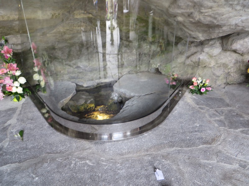 The well at the grotto