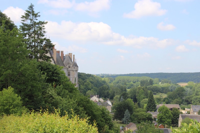 View from the old town Chateaudun