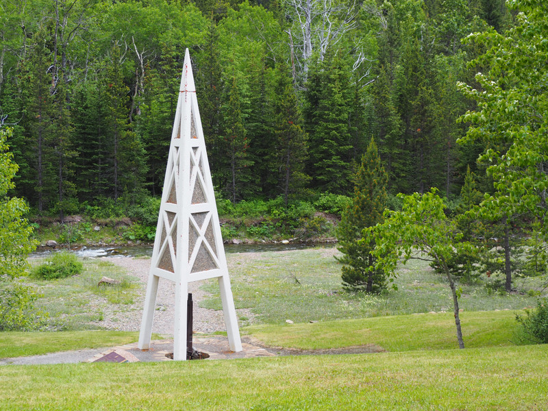 Site of first oil well