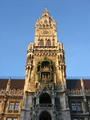 Town Hall clocktower in Marienplatz