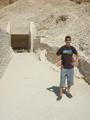 Outside the entrance to Merenptah