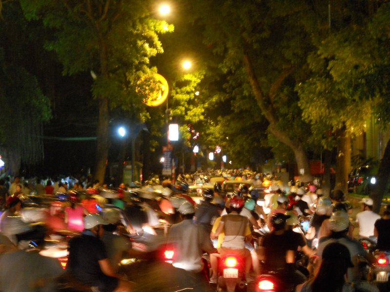Quiet evening in Hanoi