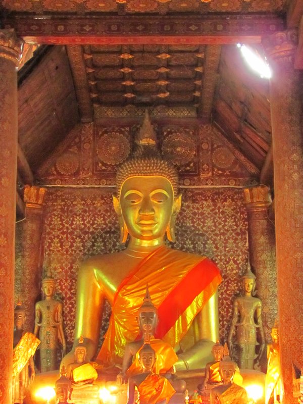 Buddha statue in Luang Prabang