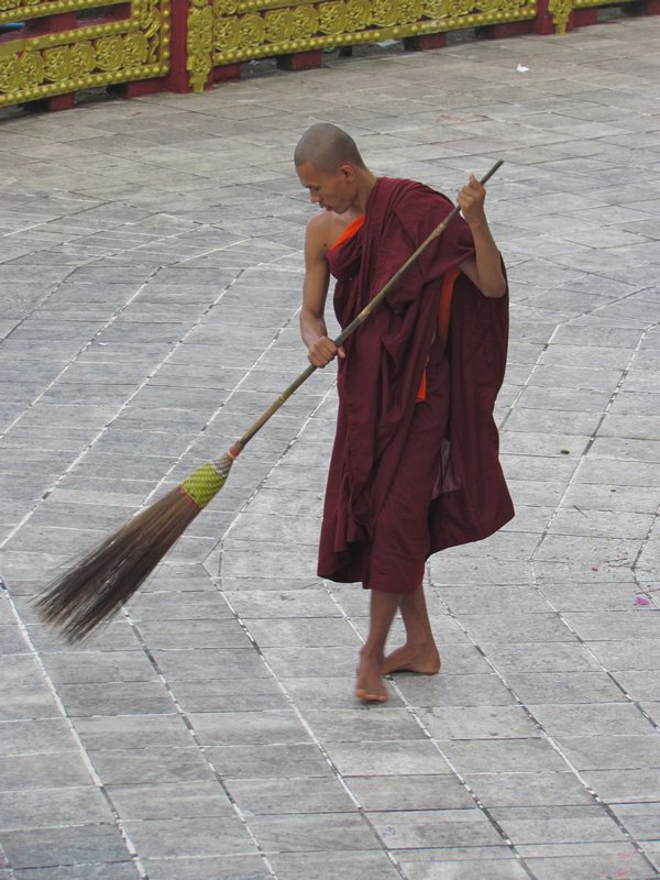 Busy monk