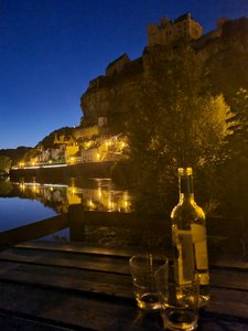 Late evening drink on the Dordogne