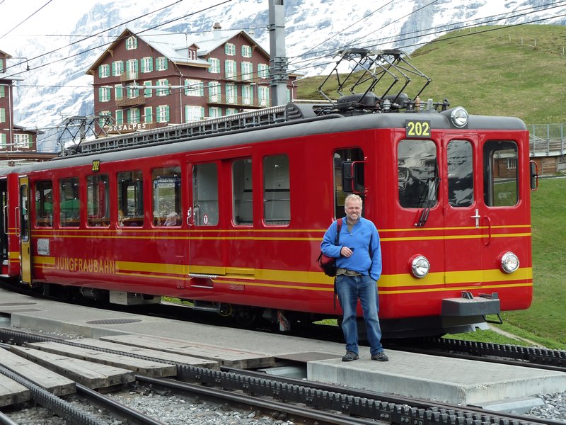 Train to Jungfraujoch