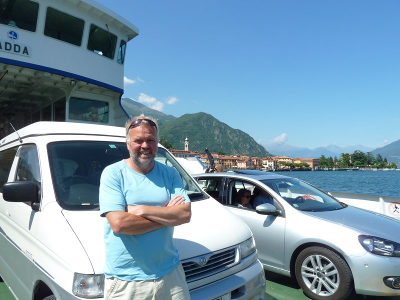 Ferry across Lake Como