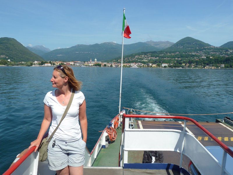 Ferry across Lake Maggiore