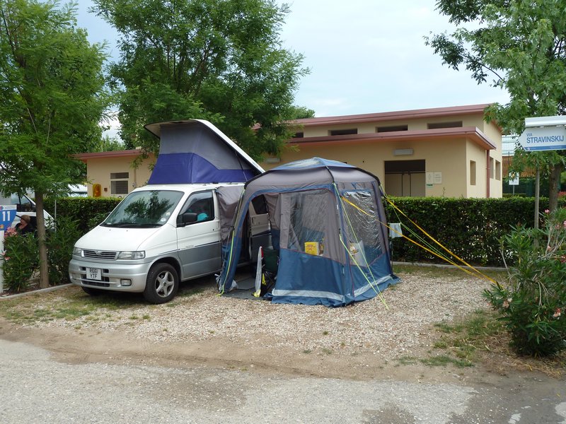 Camping at Piesciera