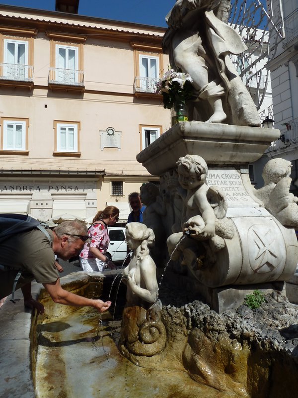 Amalfi cheeky fountain!