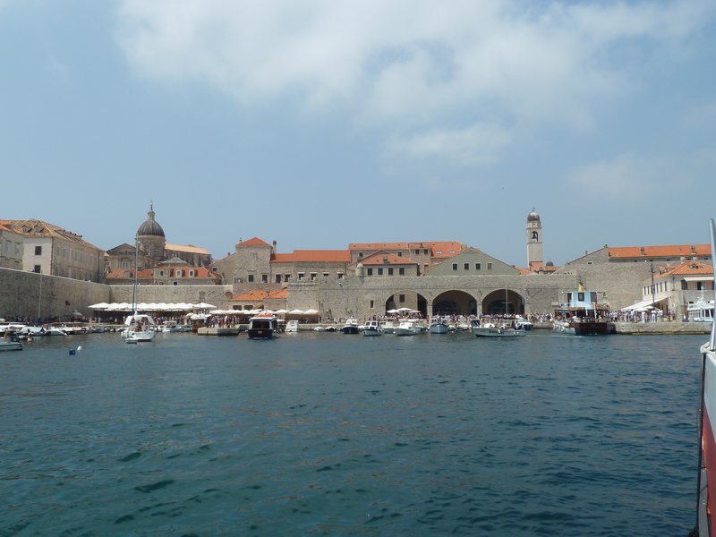Approaching Dubrovnik