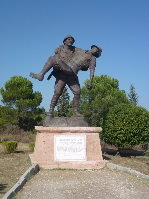 Turkish battle memorial