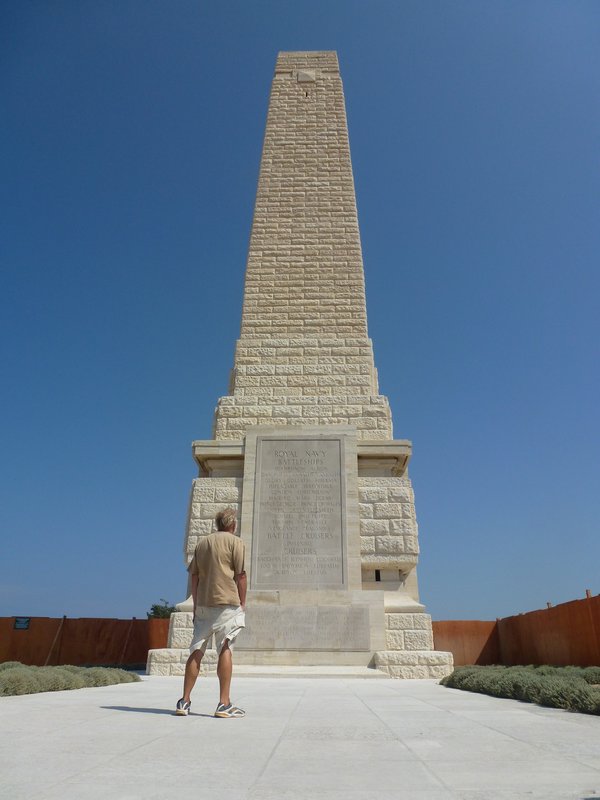 Helles  Memorial to commemorate the Naval Battleal
