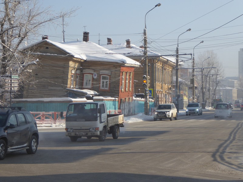 Old Traditional Buildings of Irkutsk