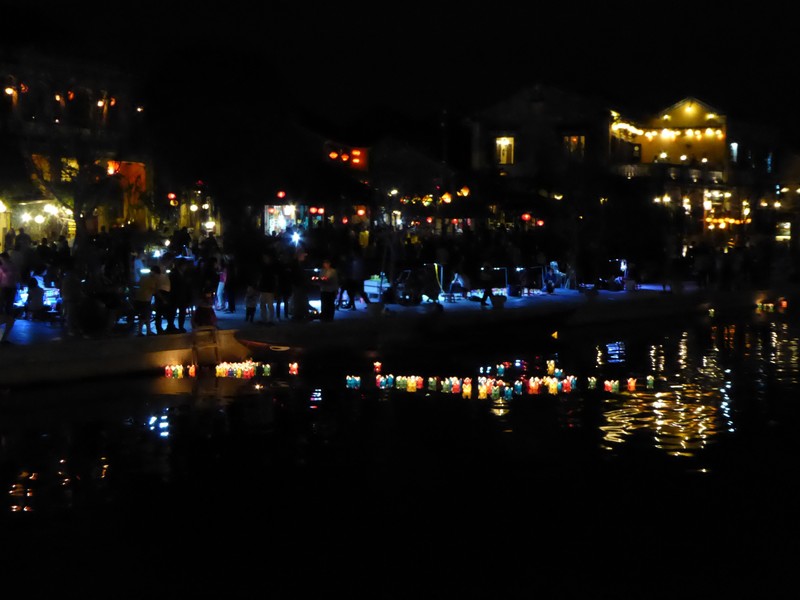 Lanterns on the water