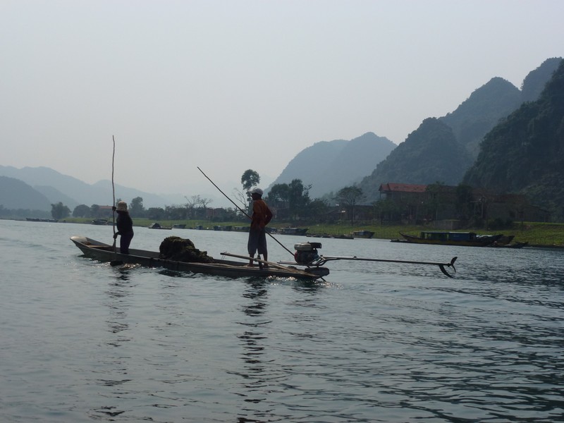 Phong Nha fisherman