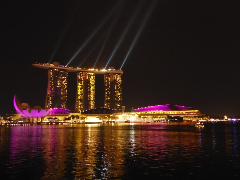 Marina Bay Sands at night