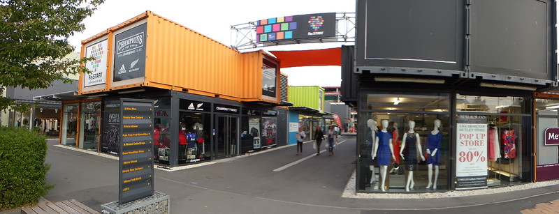 Ship container mall
