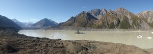 Melted Tasman Glacier