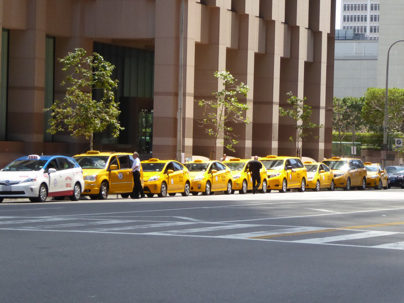 LA Cabs mostly Toyota Prius