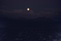 Full moon on the Strait