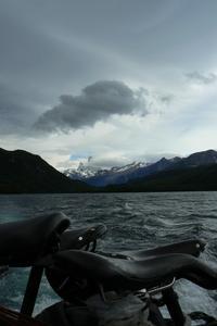 On the boat, Lago del Desierto