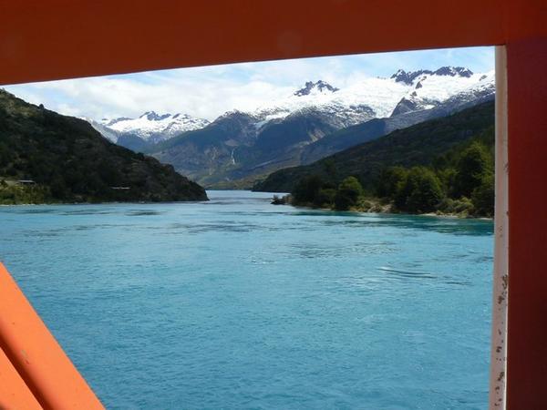 Another orange bridge, another turquoise river