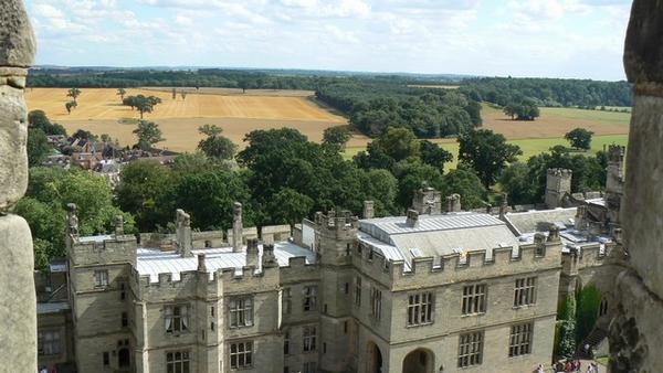 From the walls of Warwick Castle