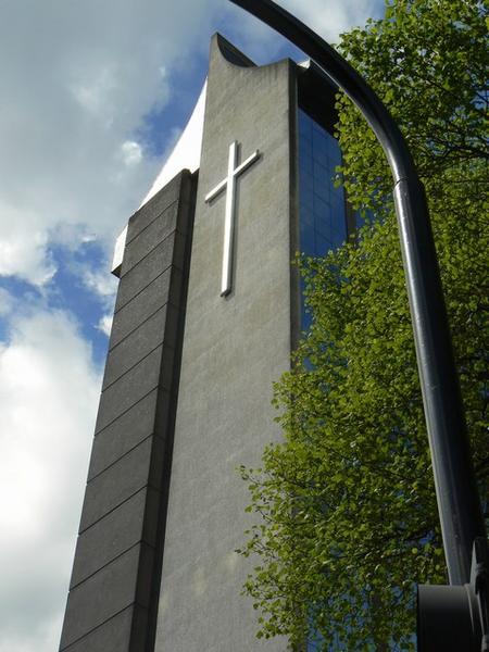 Modern cathedral in Temuco