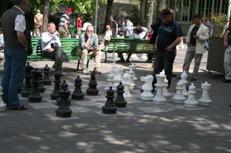 Life size chess!