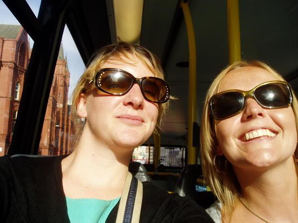 Me & Helen on way to TCR BBQ