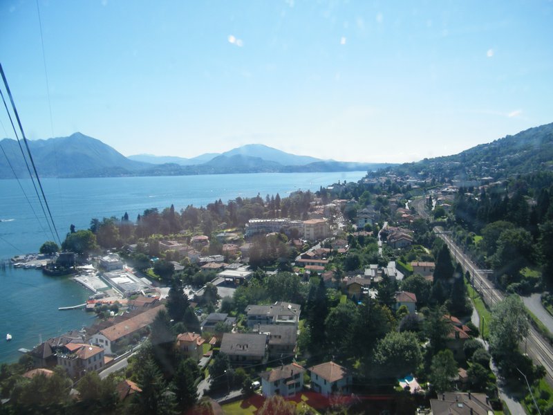 Lake Maggiore from cable car