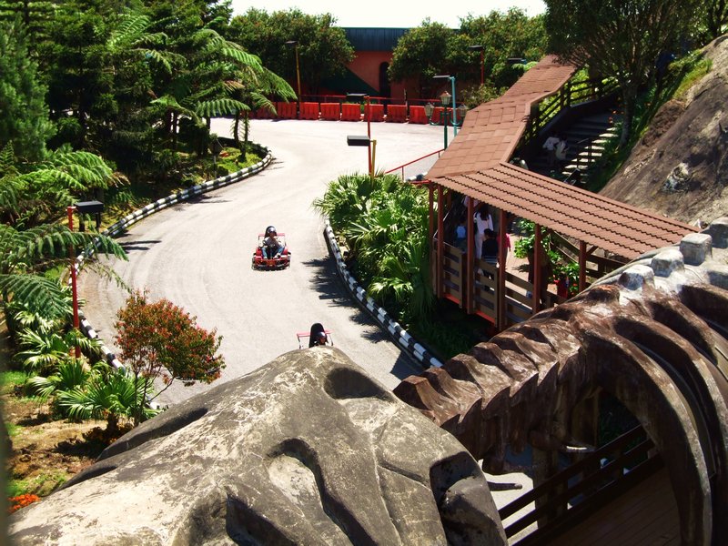 Go-Karting at the Genting Theme PArk
