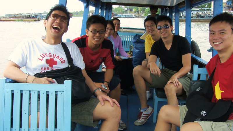 Sailing the Mekong River