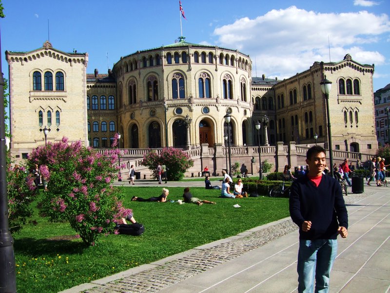 Parliament Building in Oslo