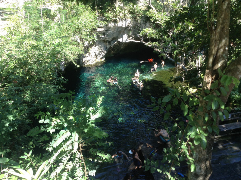 Cenote - scenic sink hole