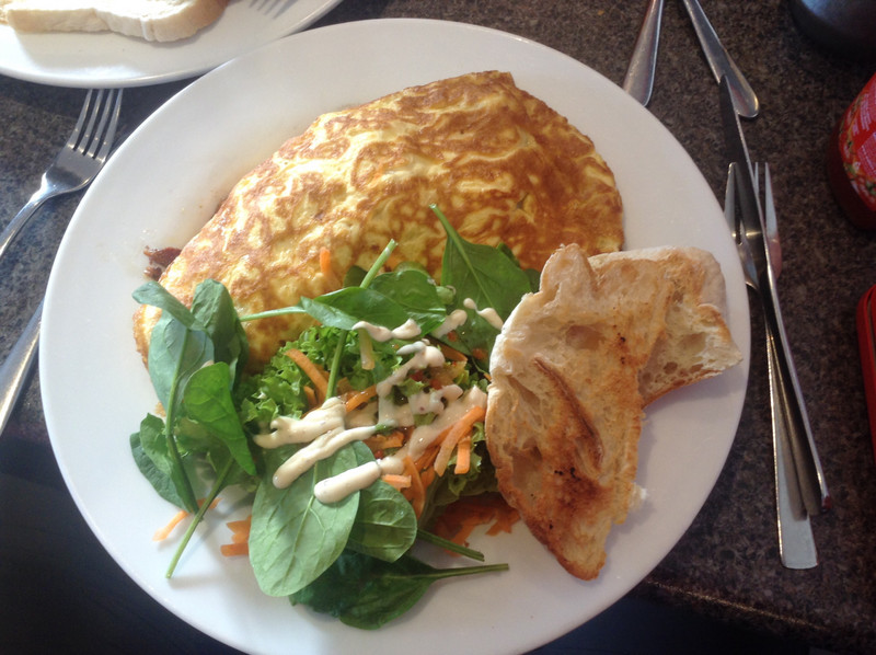 Breakfast - Gigantic omelette