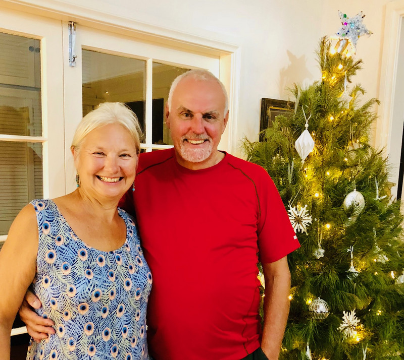 Christmas greetings from Cathy & Steve