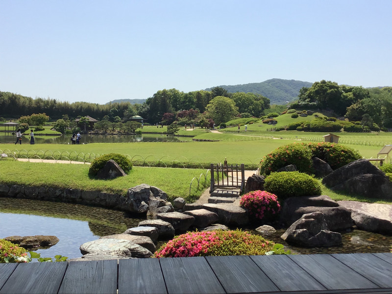 Korakuen Garden: The view from the tea house