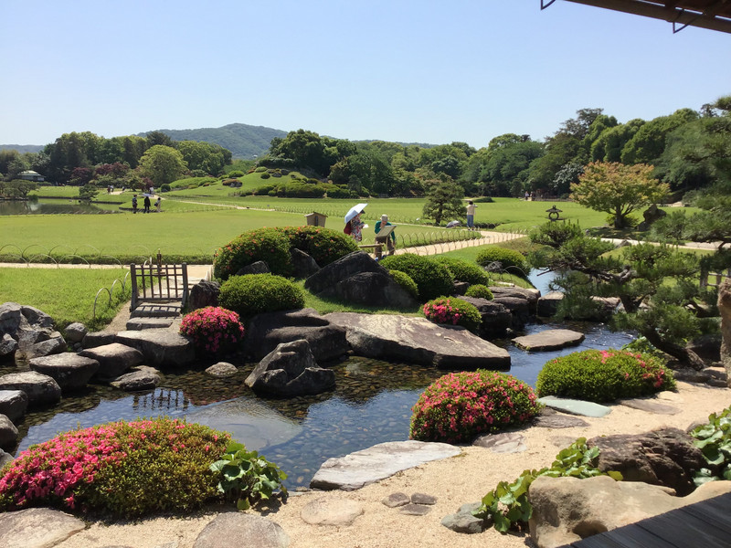 Korakuen Garden: The view from the tea house