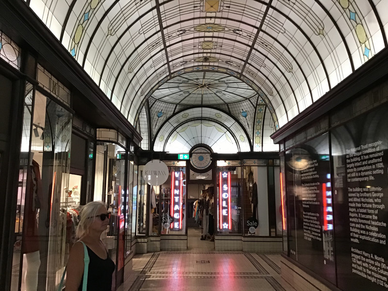 Art deco shopping arcade from about 1926