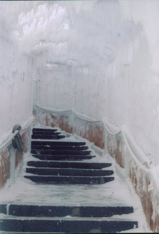 Frozen passage