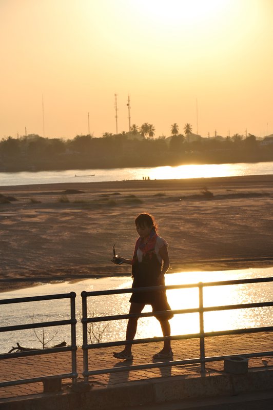Sunset from Vientiane