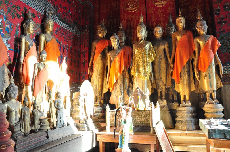 Buddhas from Xieng Thong temple