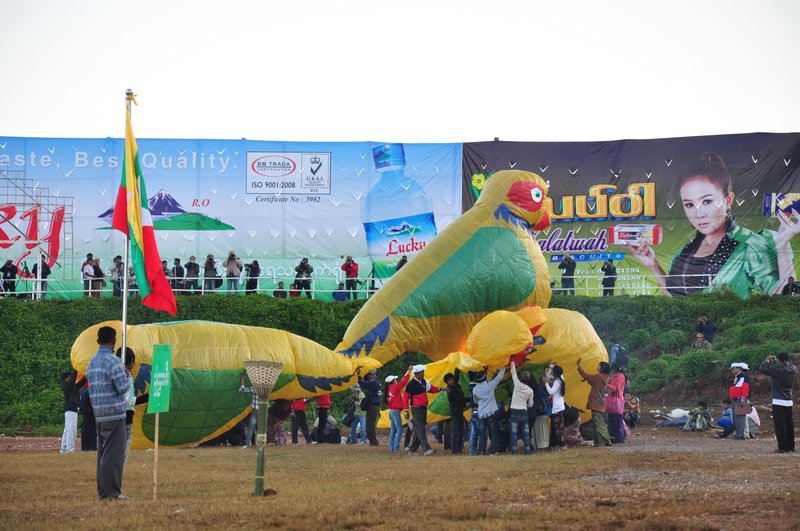 Balloon festival at day 