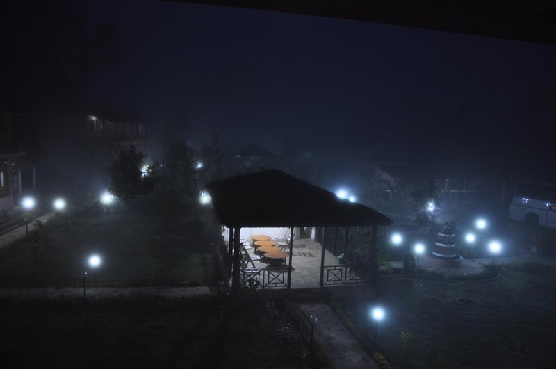 Night view of hotel